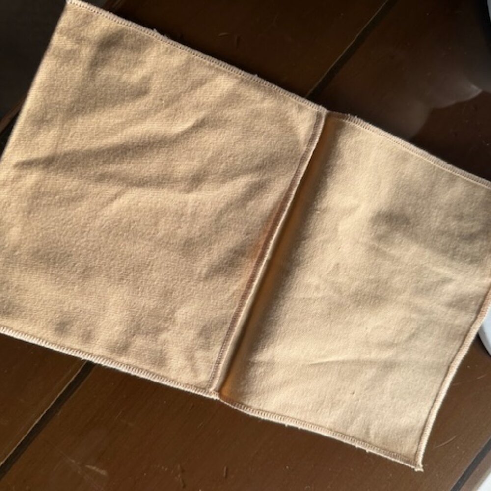 Louis Vuitton 6” By 4 3/4”  Envelope Dust Bag W/Logo & Fold Over-Flap - Picture 5 of 6